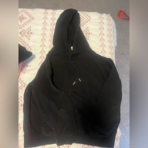 black hoodie